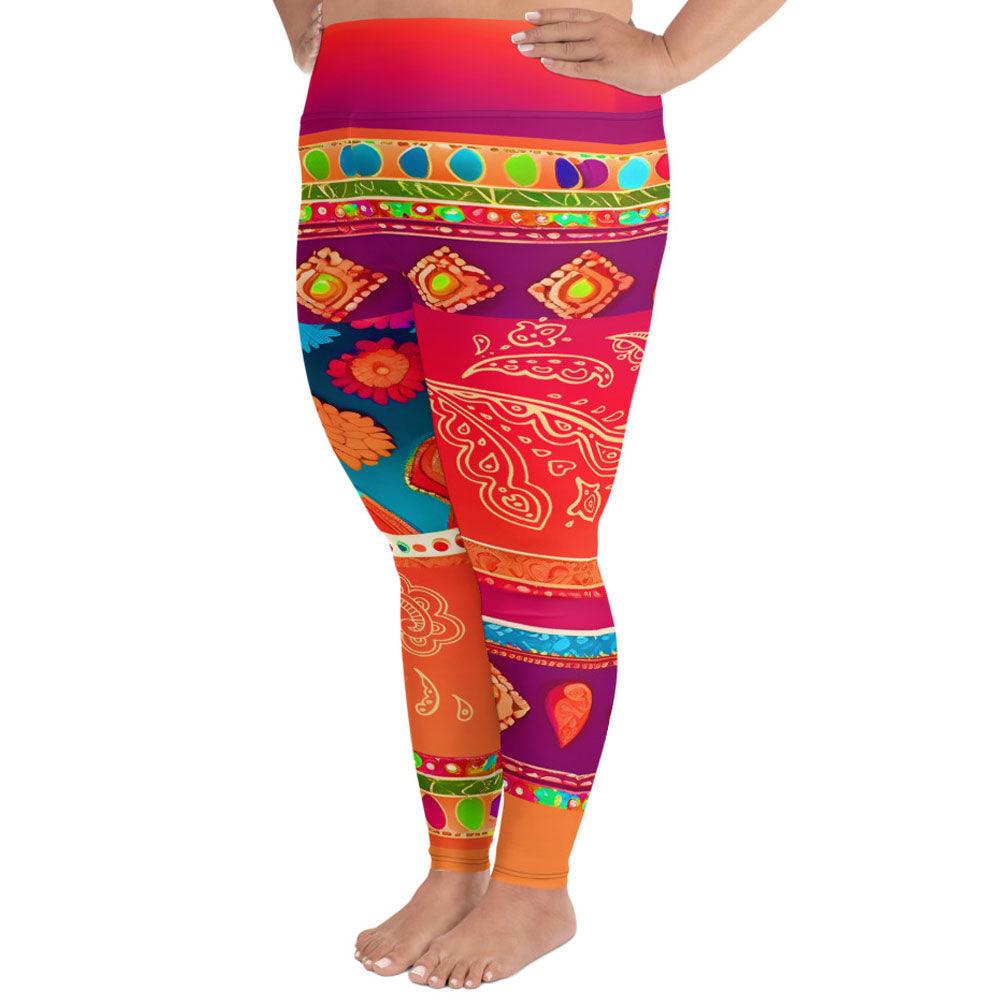 Talla - Plus Athlo Yoga Leggings sustainable fashion athleisure includes plus size activewear yoga clothes unique flare leggings shorts dresses one pieces travel wear for ladies