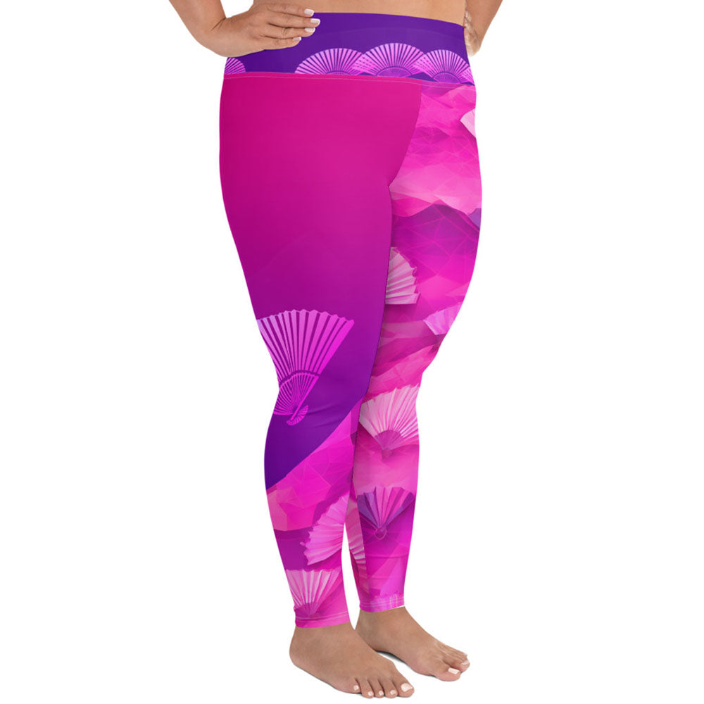 Soma - Plus Athlo / Yoga Leggings best workout and yoga pants for women plus size affordable sustainable recycled unique cool funky leggings by Namaste Fashion
