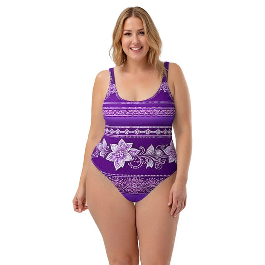 Sanavi Henna -Plus Athlo Swimsuit sustainable fashion athleisure includes plus size activewear yoga clothes unique flare leggings shorts dresses one pieces travel wear for ladies