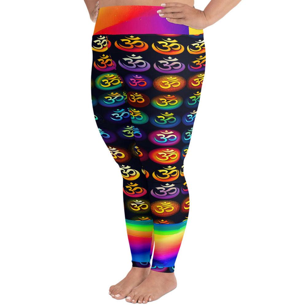 Lilani - Plus Athlo Yoga Leggings sustainable fashion athleisure includes plus size activewear yoga clothes unique flare leggings shorts dresses one pieces travel wear for ladies