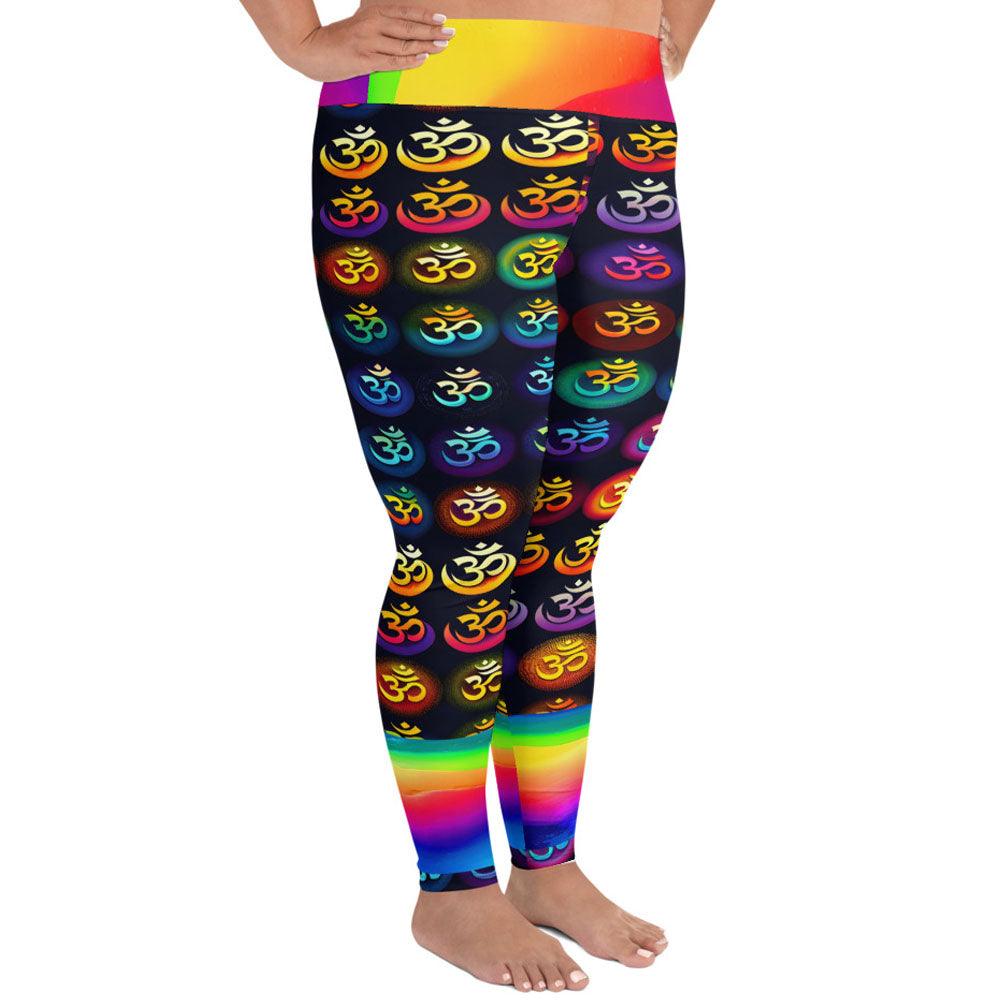 Lilani - Plus Athlo Yoga Leggings sustainable fashion athleisure includes plus size activewear yoga clothes unique flare leggings shorts dresses one pieces travel wear for ladies