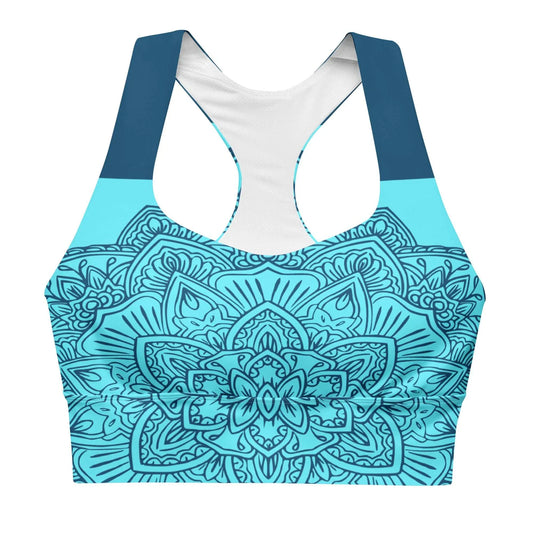 Mix Match - Aqua - Athlo Super Support Bra sustainable fashion athleisure includes plus size activewear yoga clothes unique flare leggings shorts dresses one pieces travel wear for ladies