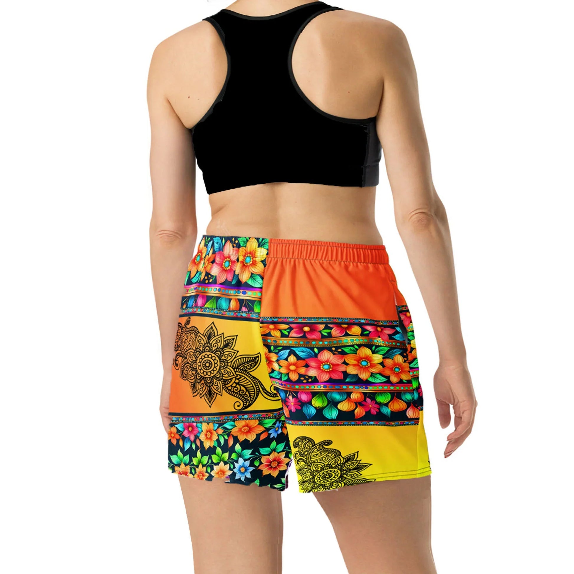 Lexani - Plus Athlo Rec Shorts sustainable fashion athleisure includes plus size activewear yoga clothes unique flare leggings shorts dresses one pieces travel wear for ladies