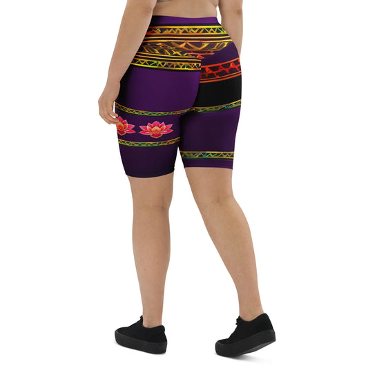 Rema - Plus Athlo Yoga Long Shorts sustainable fashion athleisure includes plus size activewear yoga clothes unique flare leggings shorts dresses one pieces travel wear for ladies