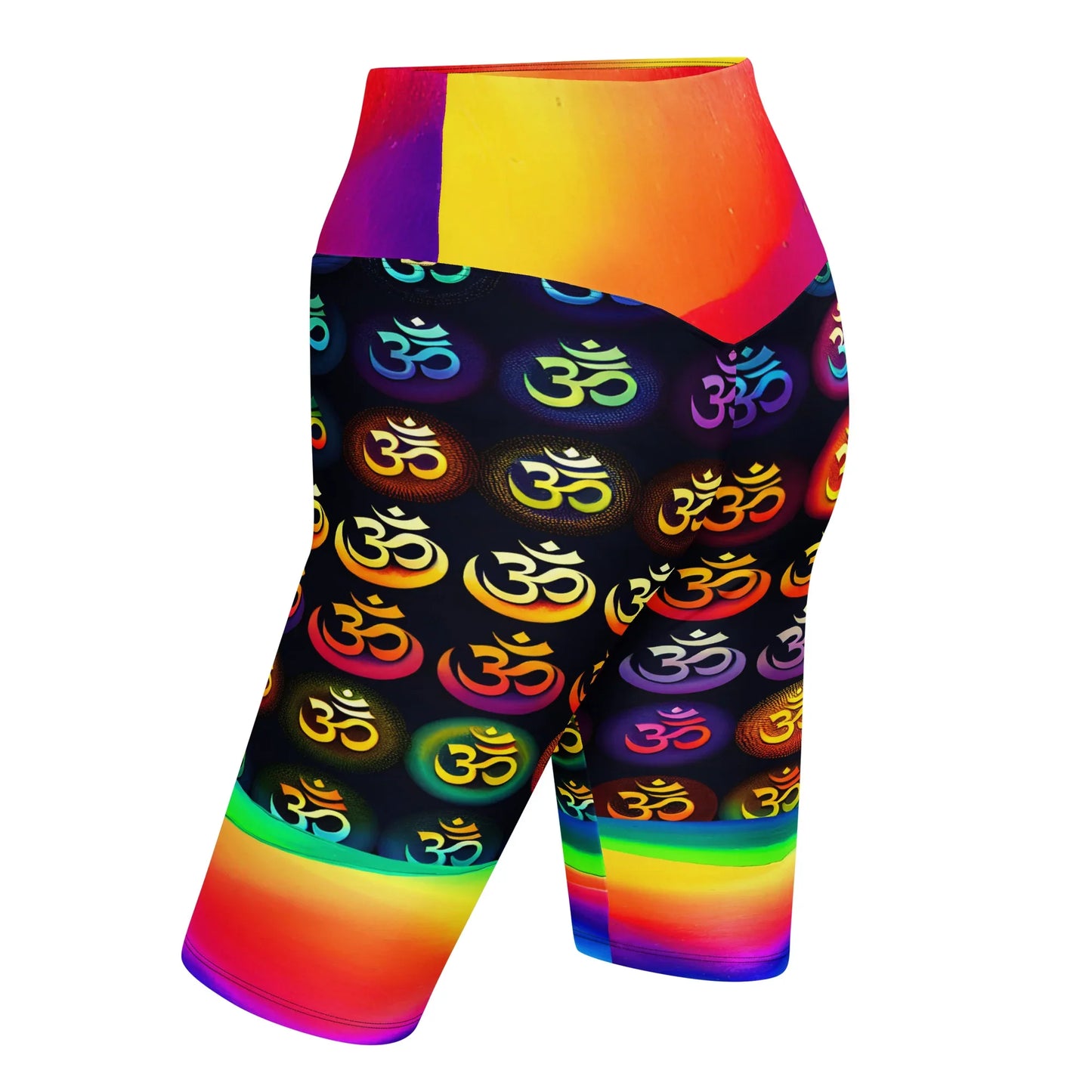 Lilani - Athlo Yoga Long Shorts sustainable fashion athleisure includes plus size activewear yoga clothes unique flare leggings shorts dresses one pieces travel wear for ladies