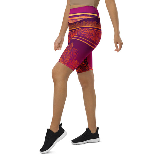 Piya Sari - Athlo Yoga Long Shorts sustainable fashion athleisure includes plus size activewear yoga clothes unique flare leggings shorts dresses one pieces travel wear for ladies