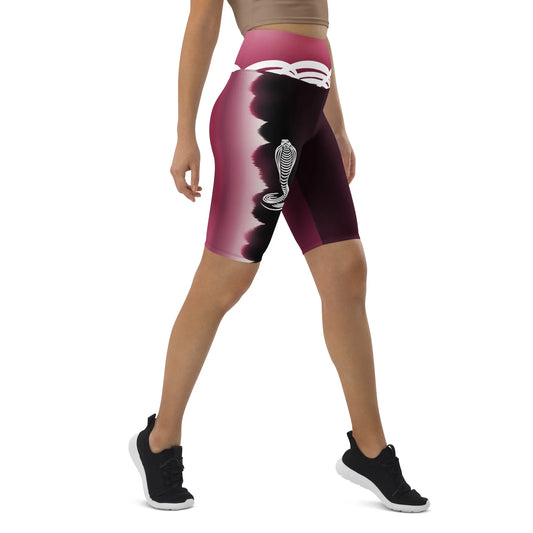 Cobra Naga - Athlo Yoga Long Shorts sustainable fashion athleisure includes plus size activewear yoga clothes unique flare leggings shorts dresses one pieces travel wear for ladies