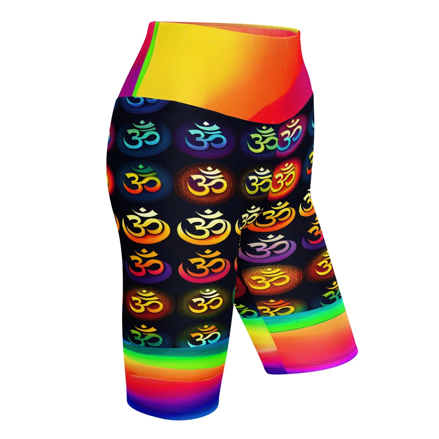 Lilani - Athlo Yoga Long Shorts sustainable fashion athleisure includes plus size activewear yoga clothes unique flare leggings shorts dresses one pieces travel wear for ladies