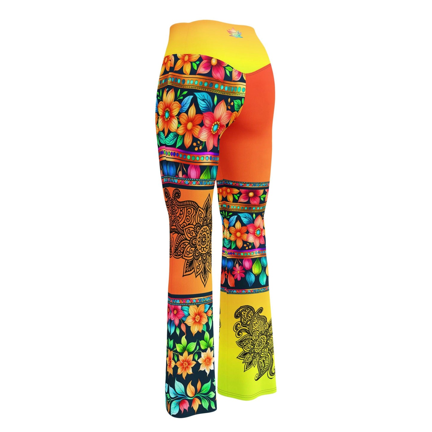 Lexani - Plus Athlo Bell Leggings sustainable fashion athleisure includes plus size activewear yoga clothes unique flare leggings shorts dresses one pieces travel wear for ladies