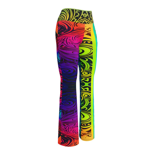 Imaya - Plus Athlo Bell Leggings sustainable fashion athleisure includes plus size activewear yoga clothes unique flare leggings shorts dresses one pieces travel wear for ladies