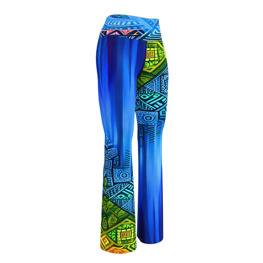 Tiania - Plus Athlo Bell Leggings sustainable fashion athleisure includes plus size activewear yoga clothes unique flare leggings shorts dresses one pieces travel wear for ladies