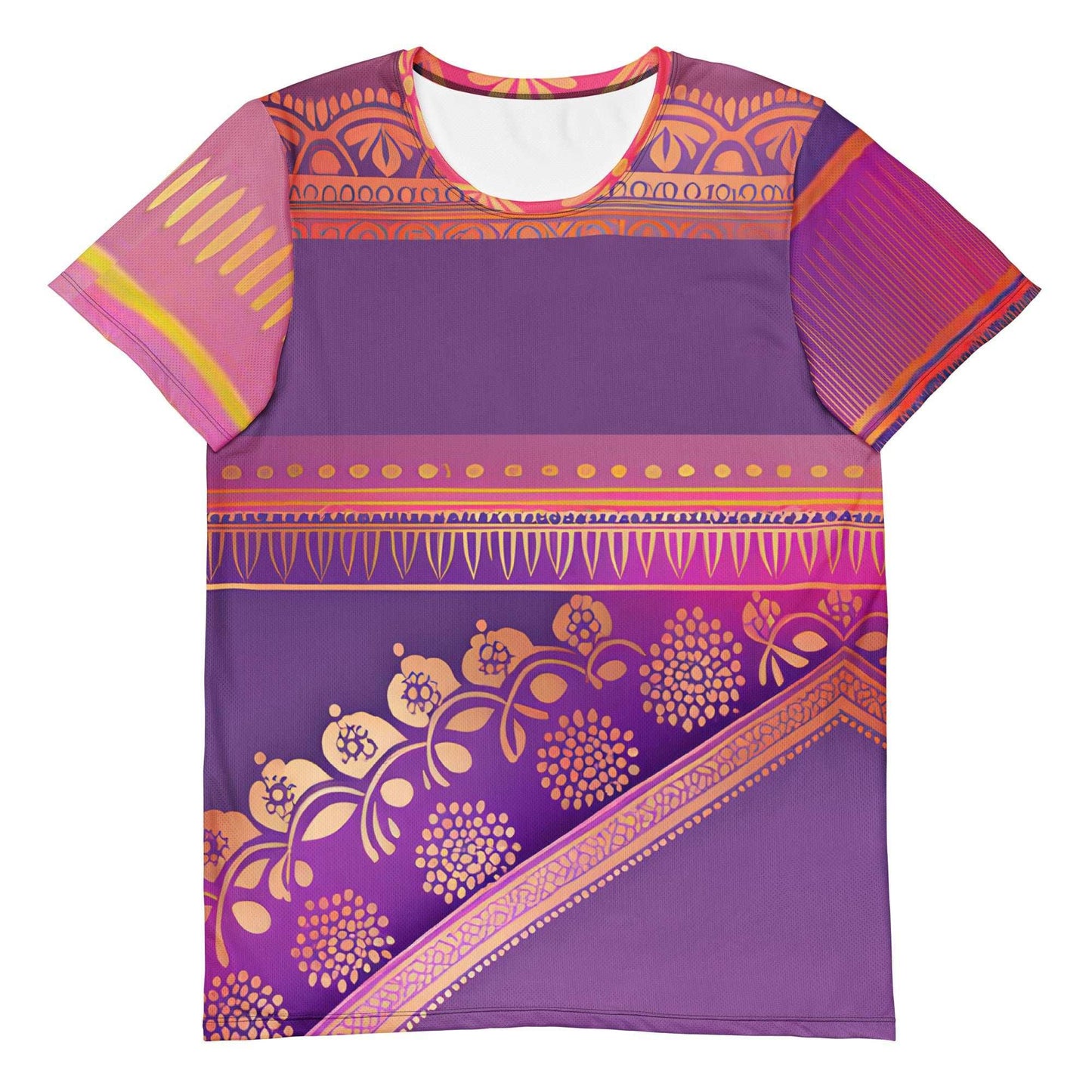 Ronish Sari - Plus Athlo Flex Shirt sustainable fashion athleisure includes plus size activewear yoga clothes unique flare leggings shorts dresses one pieces travel wear for ladies