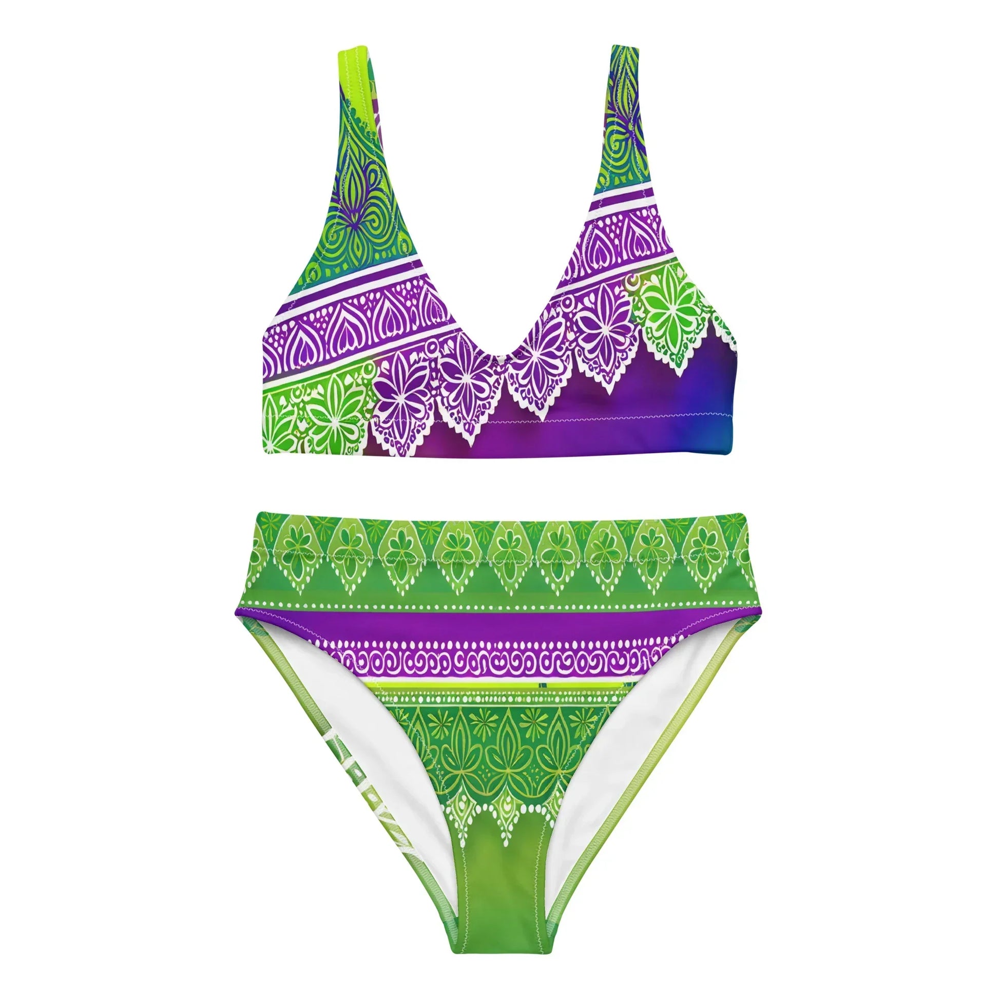 Evani Henna - Athlo Classic Bikini sustainable fashion athleisure includes plus size activewear yoga clothes unique flare leggings shorts dresses one pieces travel wear for ladies