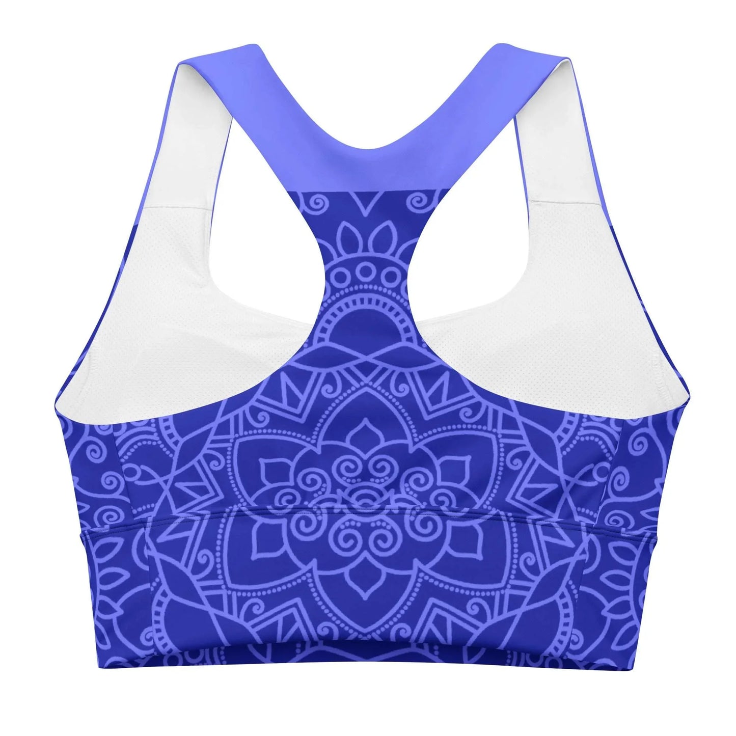 Mix Match - Blue - Plus Athlo Super Support Bra sustainable fashion athleisure includes plus size activewear yoga clothes unique flare leggings shorts dresses one pieces travel wear for ladies
