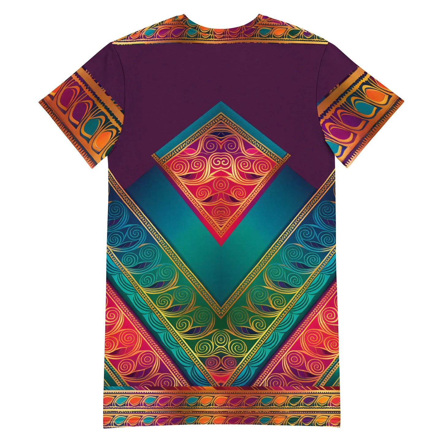 Kasani Sari - Plus Athlo Straight Dress sustainable fashion athleisure includes plus size activewear yoga clothes unique flare leggings shorts dresses one pieces travel wear for ladies