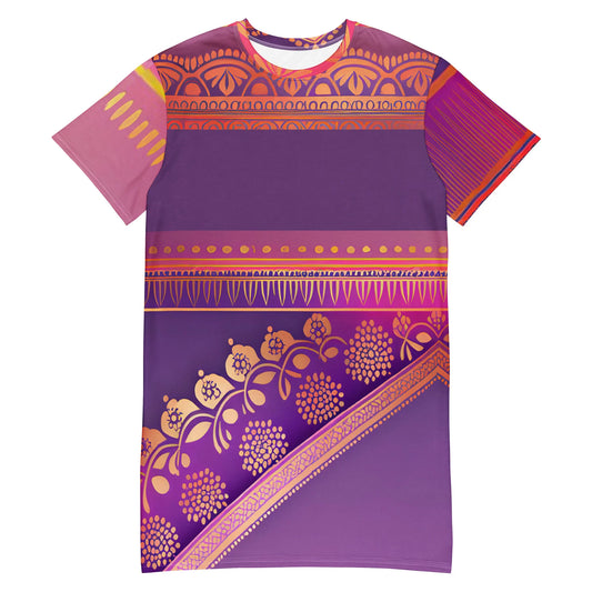 Ronish Sari - Plus Athlo Straight Dress sustainable fashion athleisure includes plus size activewear yoga clothes unique flare leggings shorts dresses one pieces travel wear for ladies