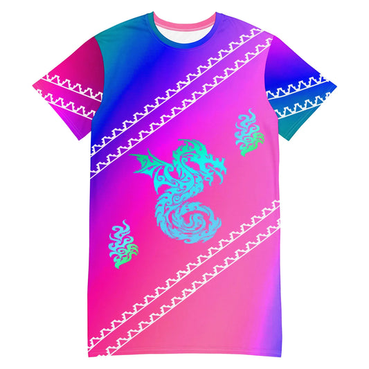 Dragon Desi - Plus Athlo Straight Dress sustainable fashion athleisure includes plus size activewear yoga clothes unique flare leggings shorts dresses one pieces travel wear for ladies