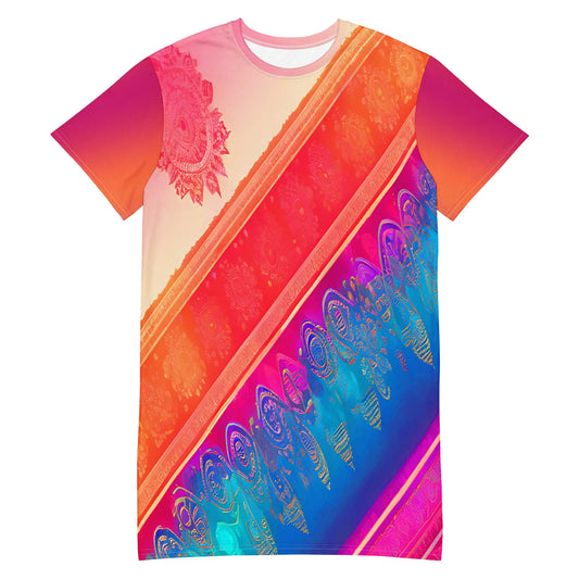 Jaini Sari - Plus Athlo Straight Dress sustainable fashion athleisure includes plus size activewear yoga clothes unique flare leggings shorts dresses one pieces travel wear for ladies