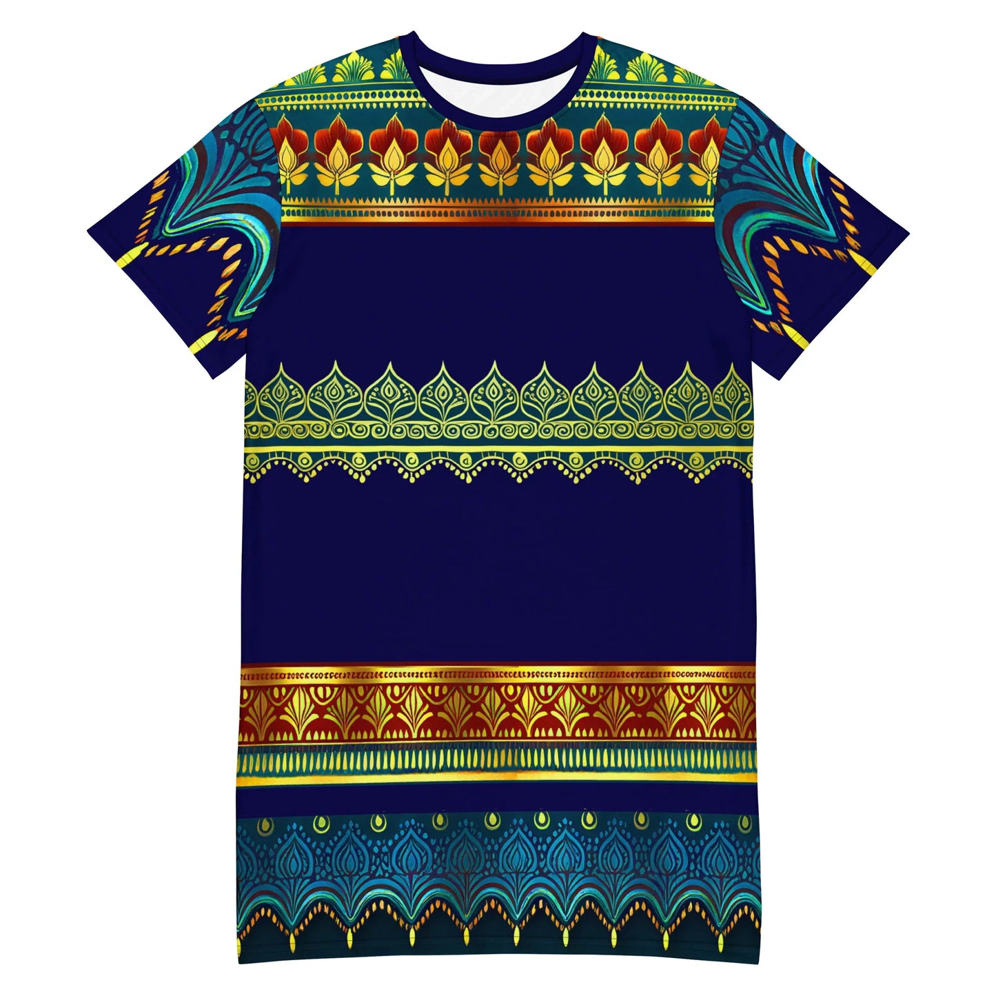 Perani Henna Sari - Plus Athlo Straight Dress | Fashion Athleisure Apparel