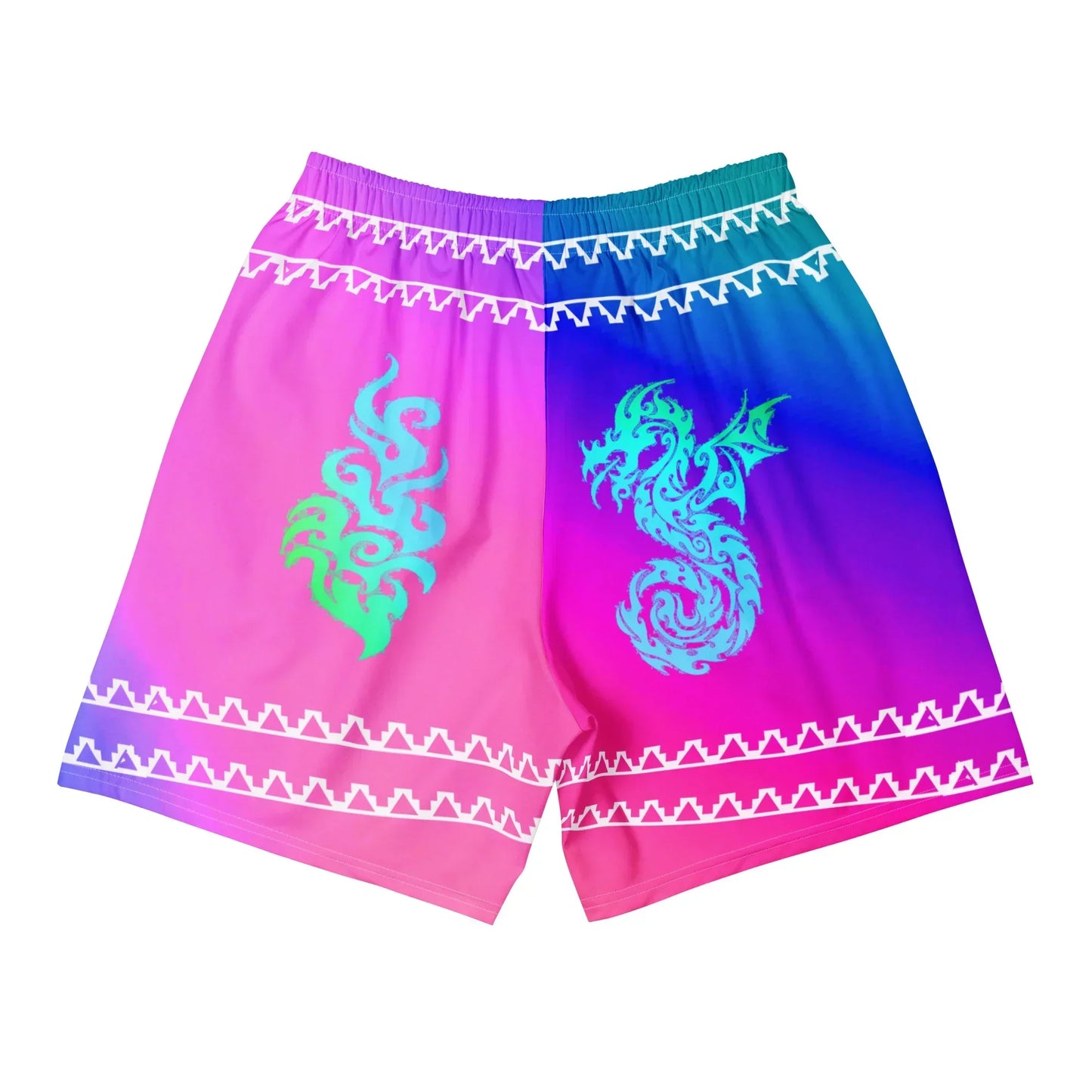 Dragon Desi - Plus Athlo Rec Shorts sustainable fashion athleisure includes plus size activewear yoga clothes unique flare leggings shorts dresses one pieces travel wear for ladies