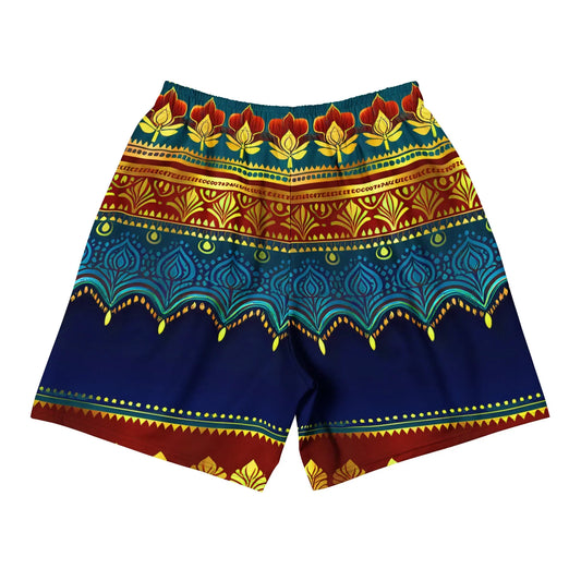 Perani Sari - Plus Athlo Rec Shorts sustainable fashion athleisure includes plus size activewear yoga clothes unique flare leggings shorts dresses one pieces travel wear for ladies