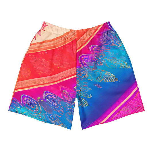 Jaini Sari - Plus Athlo Rec Shorts sustainable fashion athleisure includes plus size activewear yoga clothes unique flare leggings shorts dresses one pieces travel wear for ladies