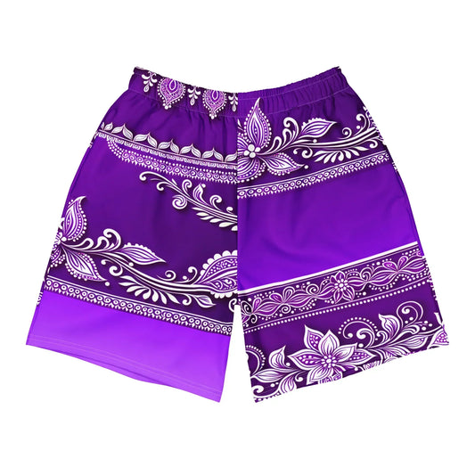 Sanavi Henna -Plus Athlo Rec Shorts sustainable fashion athleisure includes plus size activewear yoga clothes unique flare leggings shorts dresses one pieces travel wear for ladies