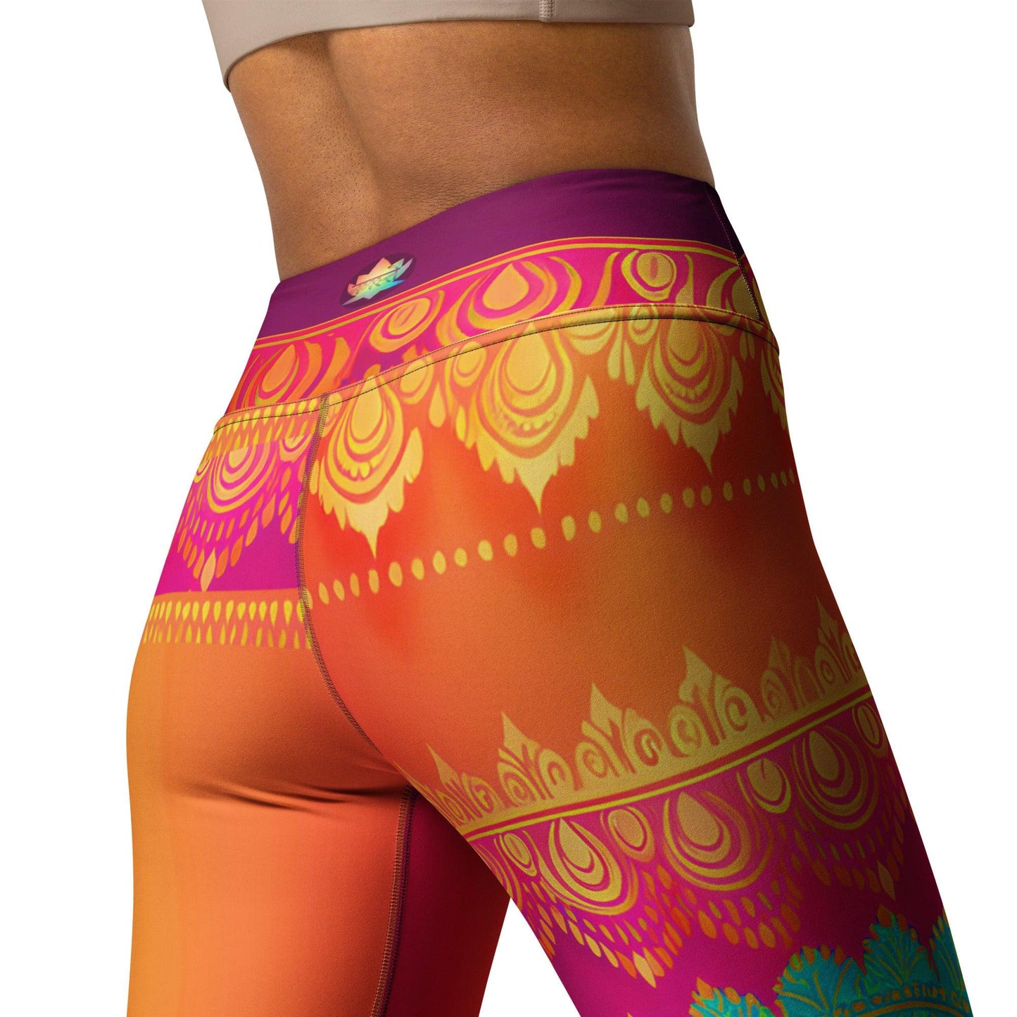 Aijya Sari - Athlo Yoga Leggings sustainable fashion athleisure includes plus size activewear yoga clothes unique flare leggings shorts dresses one pieces travel wear for ladies