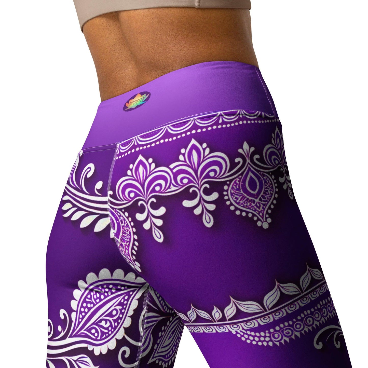 Sanavi Henna - Athlo Yoga Leggings sustainable fashion athleisure includes plus size activewear yoga clothes unique flare leggings shorts dresses one pieces travel wear for ladies