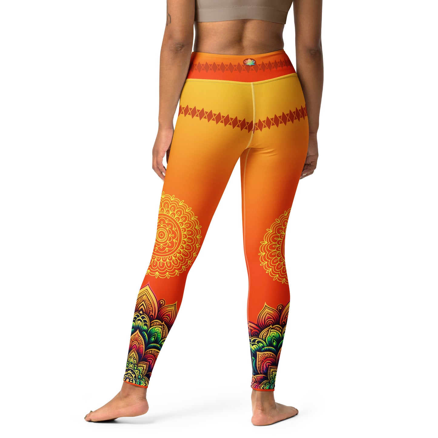 Pranika - Athlo / Yoga Leggings best workout and yoga pants for women plus size affordable sustainable recycled unique cool funky leggings by Namaste Fashion