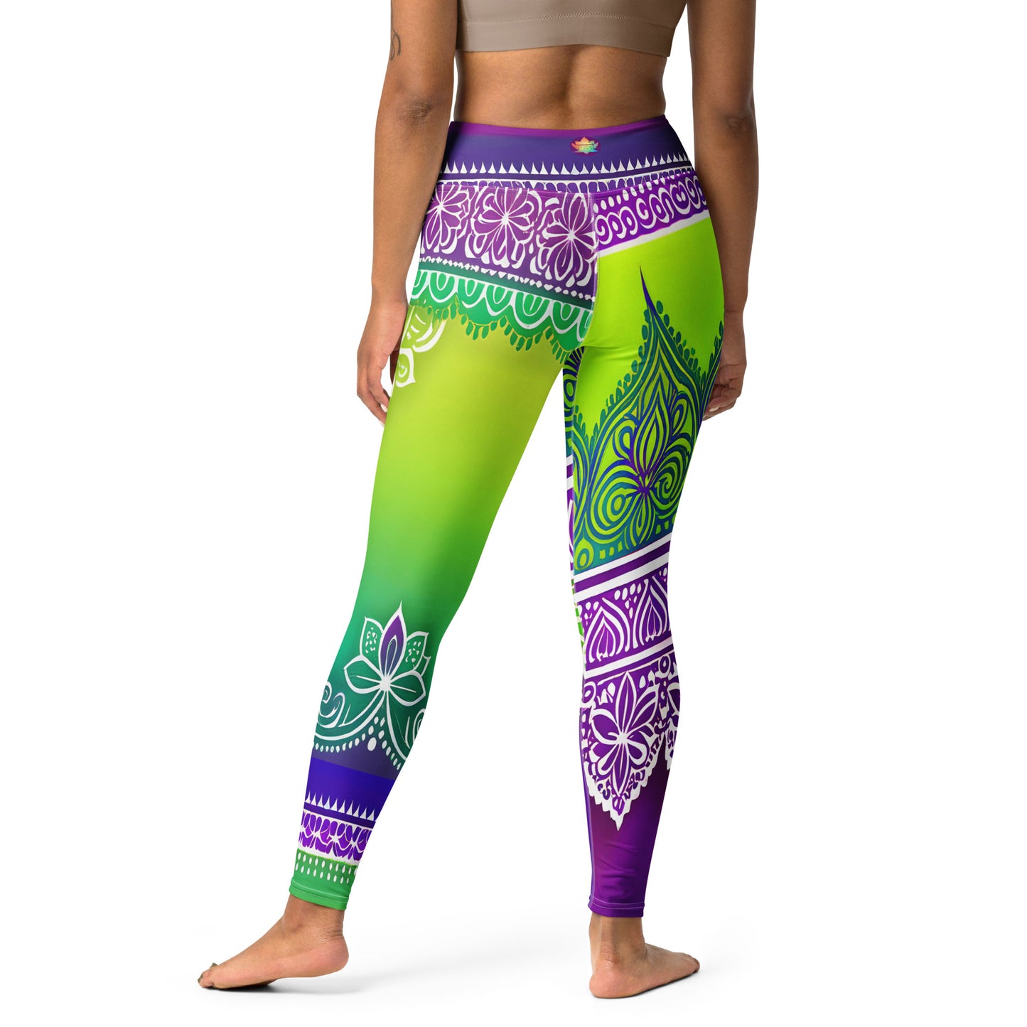 Evani - Athlo / Yoga Leggings best workout and yoga pants for women plus size affordable sustainable recycled unique cool funky leggings by Namaste Fashion