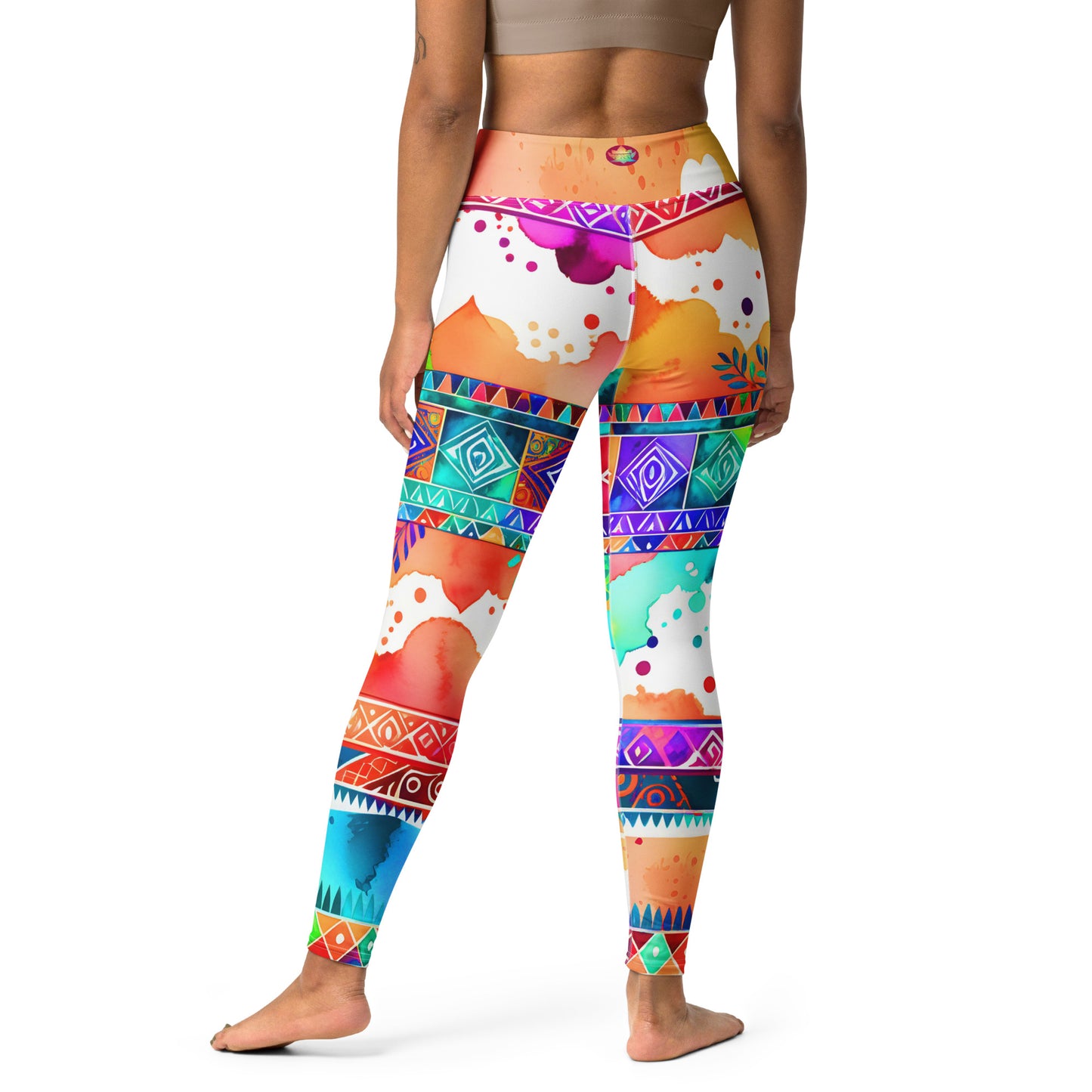 Chellam - Athlo / Yoga Leggings best workout and yoga pants for women plus size affordable sustainable recycled unique cool funky leggings by Namaste Fashion