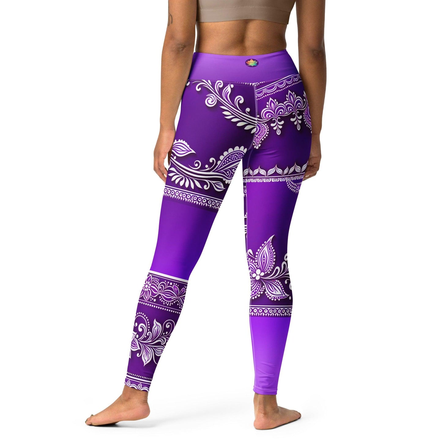 Sanavi Henna - Athlo Yoga Leggings sustainable fashion athleisure includes plus size activewear yoga clothes unique flare leggings shorts dresses one pieces travel wear for ladies