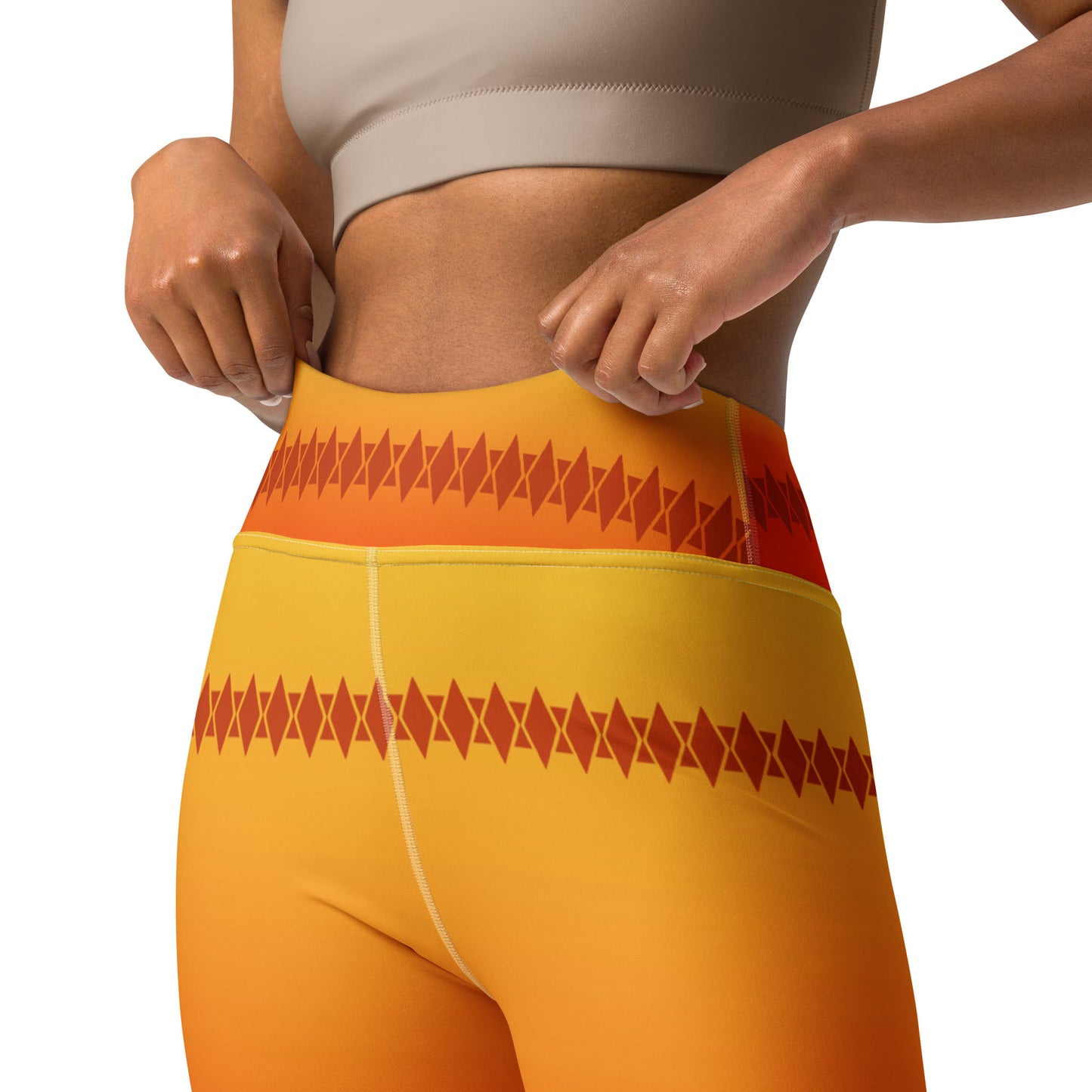 Pranika - Athlo / Yoga Leggings best workout and yoga pants for women plus size affordable sustainable recycled unique cool funky leggings by Namaste Fashion