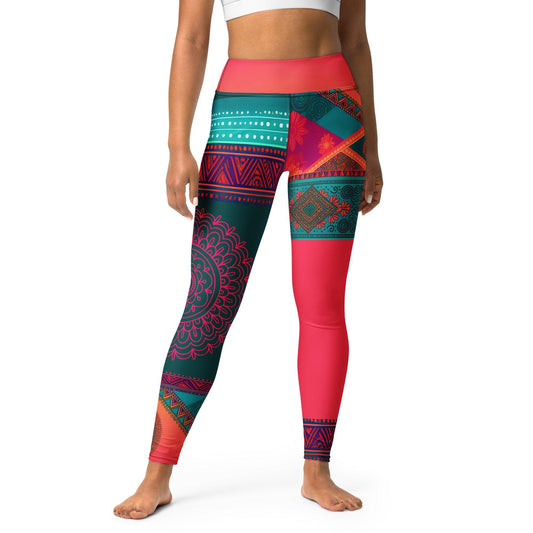 Sita Sari - Athlo Yoga Leggings sustainable fashion athleisure includes plus size activewear yoga clothes unique flare leggings shorts dresses one pieces travel wear for ladies