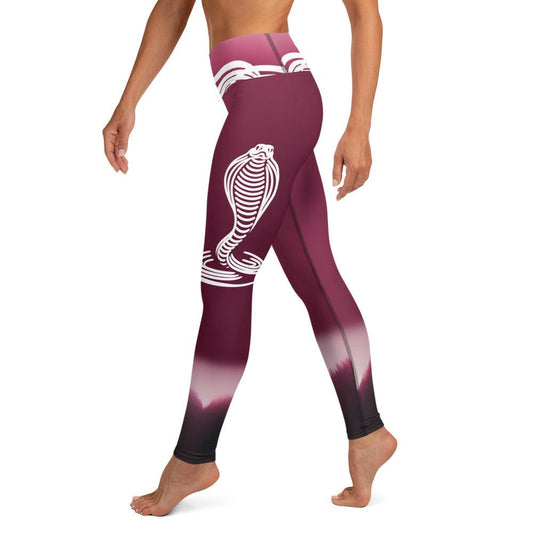 Cobra Naga - Athlo Yoga Leggings sustainable fashion athleisure includes plus size activewear yoga clothes unique flare leggings shorts dresses one pieces travel wear for ladies