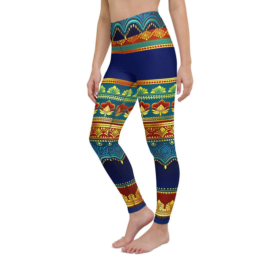 Perani Sari - Athlo Yoga Leggings sustainable fashion athleisure includes plus size activewear yoga clothes unique flare leggings shorts dresses one pieces travel wear for ladies