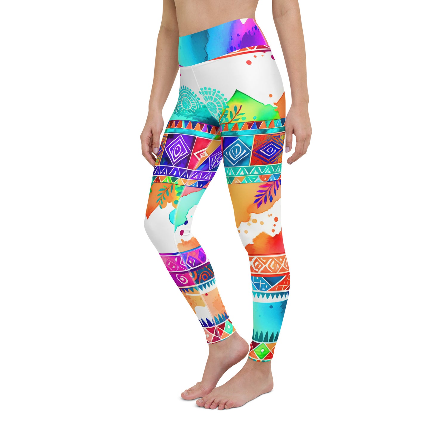 Chellam - Athlo / Yoga Leggings best workout and yoga pants for women plus size affordable sustainable recycled unique cool funky leggings by Namaste Fashion