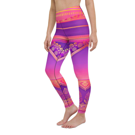 Ronish Sari - Athlo Yoga Leggings sustainable fashion athleisure includes plus size activewear yoga clothes unique flare leggings shorts dresses one pieces travel wear for ladies