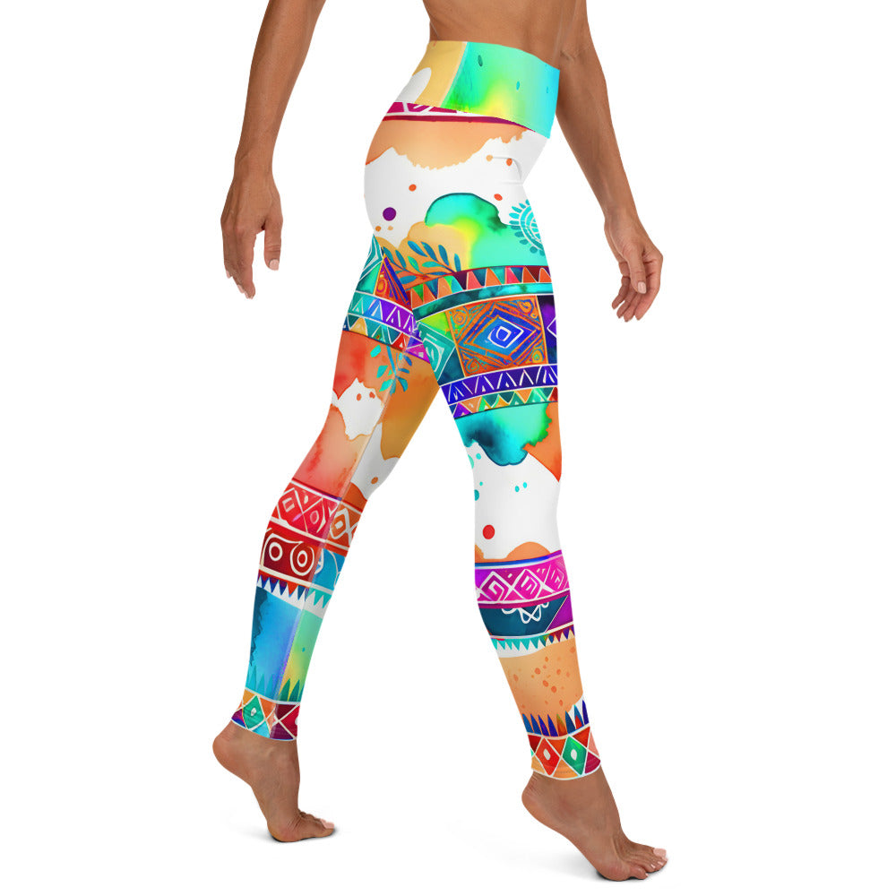 Chellam - Athlo / Yoga Leggings best workout and yoga pants for women plus size affordable sustainable recycled unique cool funky leggings by Namaste Fashion