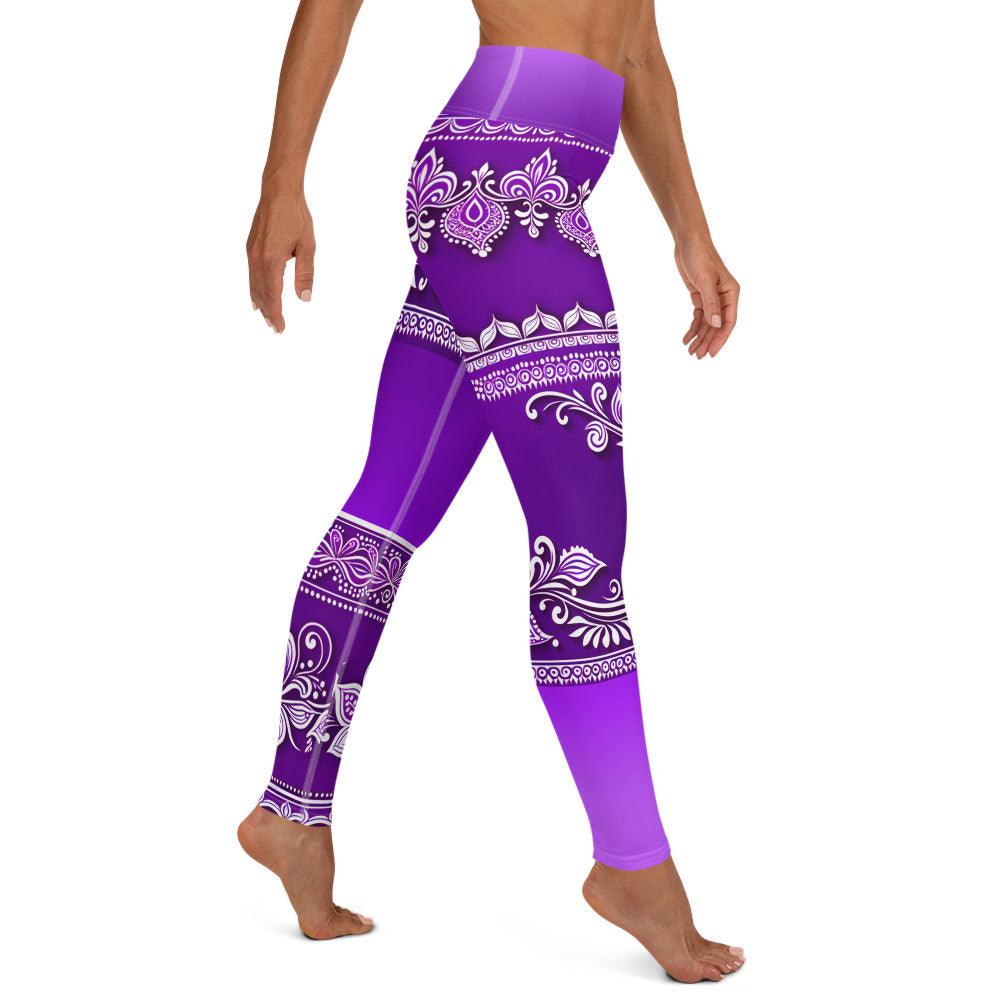 Sanavi Henna - Athlo Yoga Leggings sustainable fashion athleisure includes plus size activewear yoga clothes unique flare leggings shorts dresses one pieces travel wear for ladies