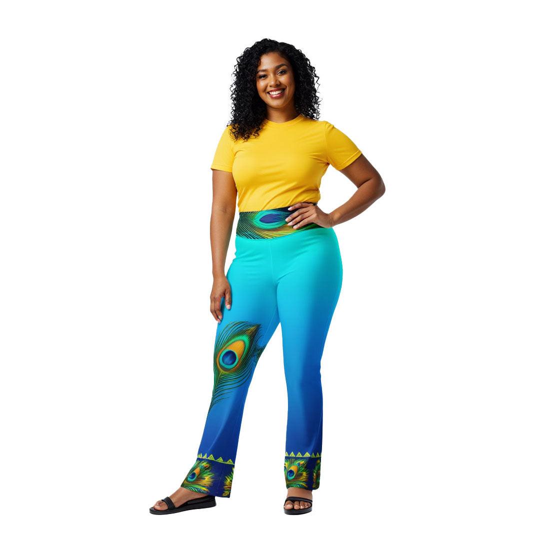 Kavina - Plus Athlo Bell Leggings sustainable fashion athleisure includes plus size activewear yoga clothes unique flare leggings shorts dresses one pieces travel wear for ladies