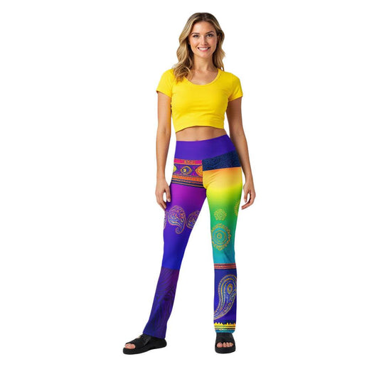 Suli - Athlo Bell Leggings sustainable fashion athleisure includes plus size activewear yoga clothes unique flare leggings shorts dresses one pieces travel wear for ladies