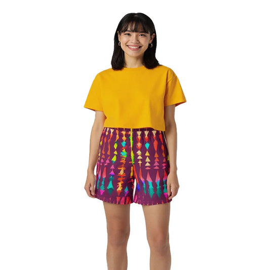 Yuva - Athlo Rec Shorts sustainable fashion athleisure includes plus size activewear yoga clothes unique flare leggings shorts dresses one pieces travel wear for ladies