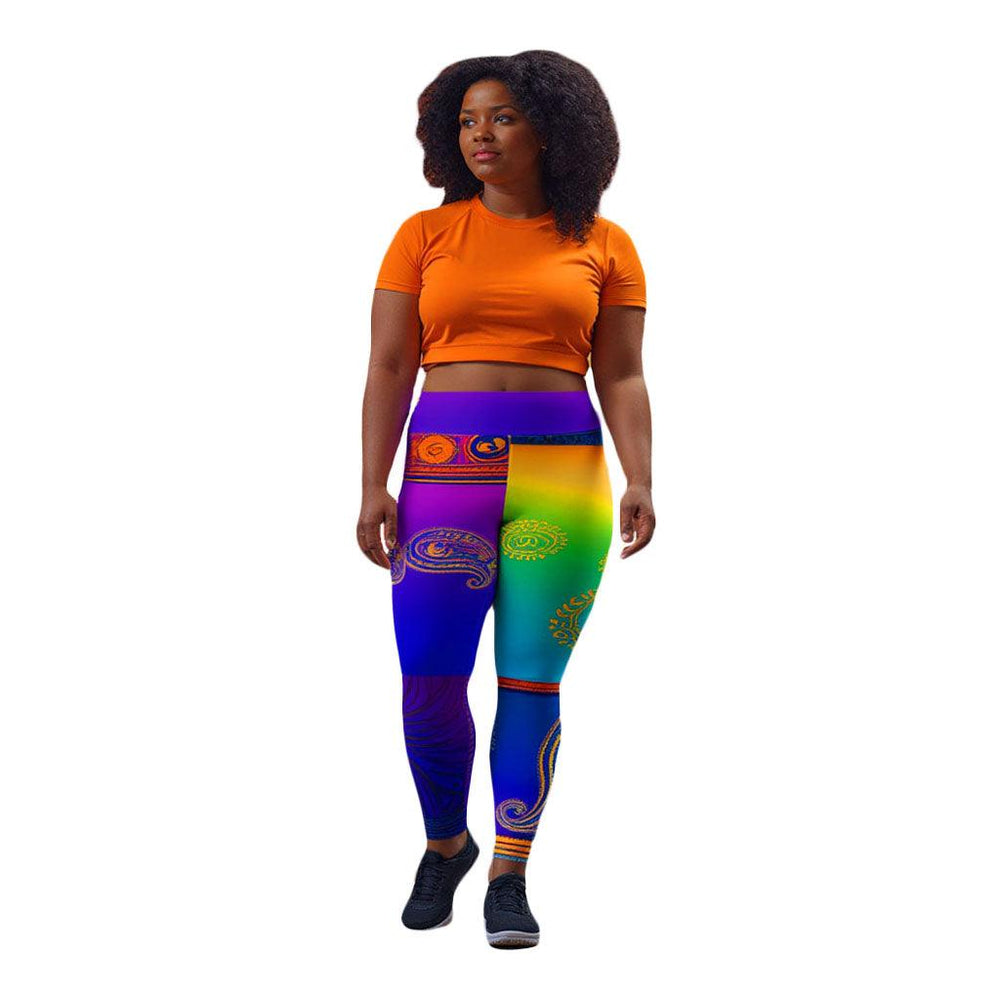 Suli - Plus Athlo Yoga Leggings sustainable fashion athleisure includes plus size activewear yoga clothes unique flare leggings shorts dresses one pieces travel wear for ladies