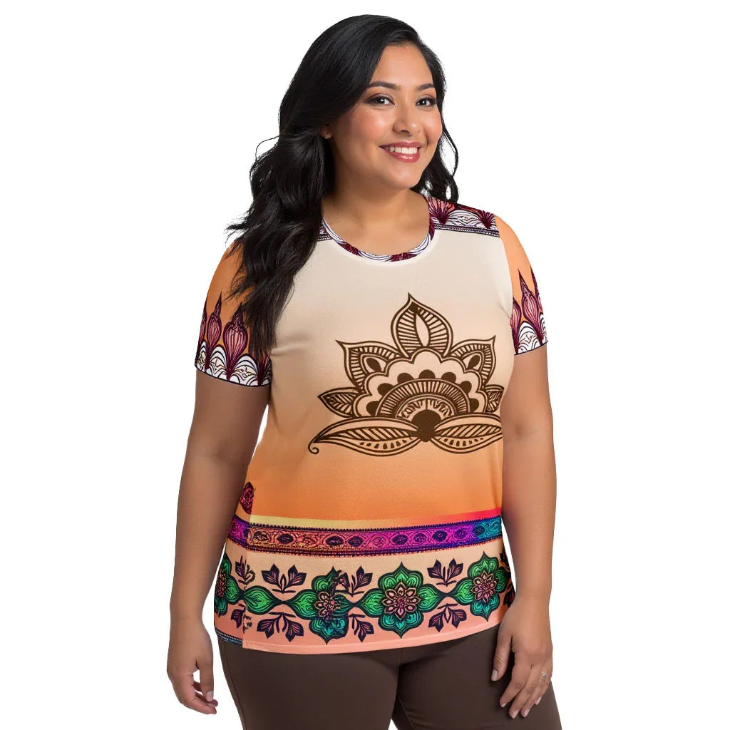 Zai - Plus Athlo Flex Shirt sustainable fashion athleisure includes plus size activewear yoga clothes unique flare leggings shorts dresses one pieces travel wear for ladies