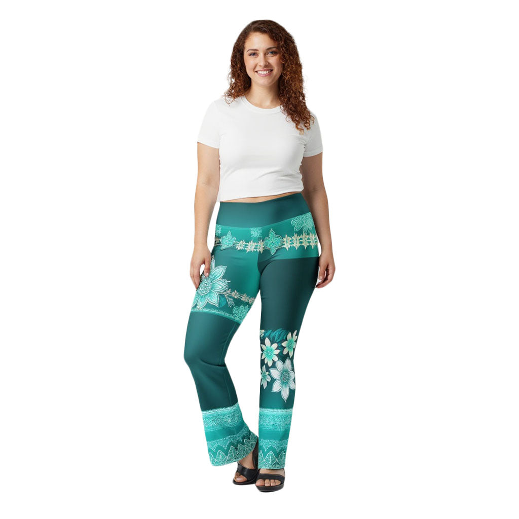 Heeya Henna - Athlo Bell Leggings best workout and yoga pants for women affordable sustainable recycled unique cool funky plus size leggings by Namaste Fashion