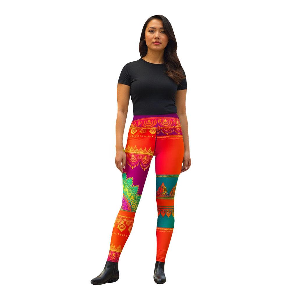 Aijya Sari - Athlo Yoga Leggings sustainable fashion athleisure includes plus size activewear yoga clothes unique flare leggings shorts dresses one pieces travel wear for ladies