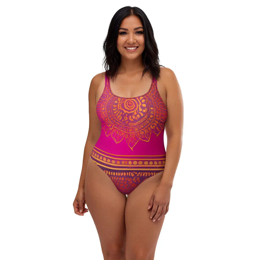Piya Sari - Plus Athlo Swimsuit sustainable fashion athleisure includes plus size activewear yoga clothes unique flare leggings shorts dresses one pieces travel wear for ladies