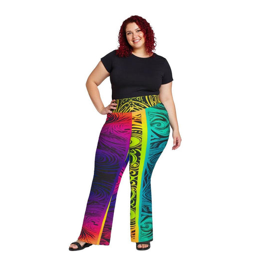 Imaya - Plus Athlo Bell Leggings sustainable fashion athleisure includes plus size activewear yoga clothes unique flare leggings shorts dresses one pieces travel wear for ladies